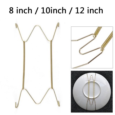 Wall Display Plate Dish Hangers Holder for Home Decor 8"/10"/12'' Rack Hot x 1   192475701316
